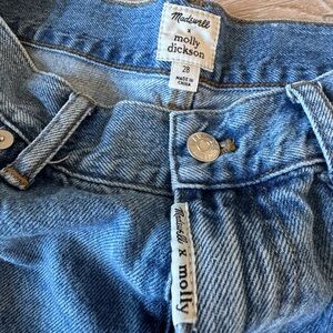 Madewell x Molly Dickson Low Rise Baggy Wide Leg Jeans